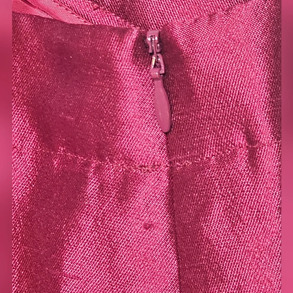 Talbots Women's Lightweight Red Dress Pants 12P Hidden‎ Zipper NWT. - Picture 11 of 15